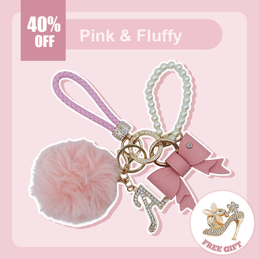 💝Pink & Fluffy Accessory Set