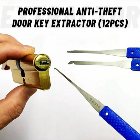 Professional Anti-Theft Door Key Extractor (12pcs)