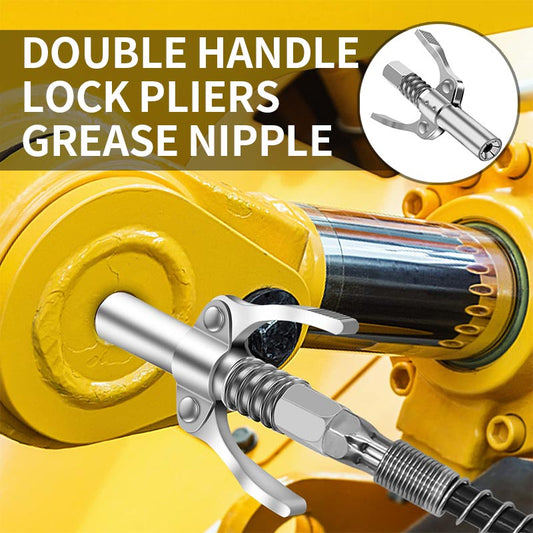 Double Handle Lock Pliers Grease Nipple