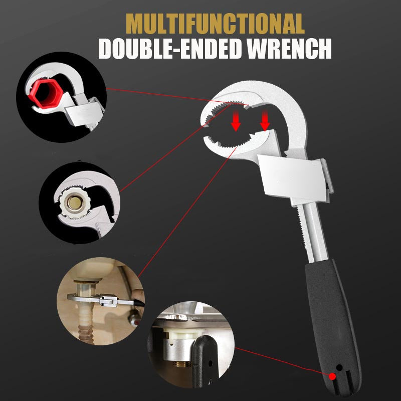 🔥Essential Tools For Workers🔥Multifunction Adjustable Double-ended Wrench